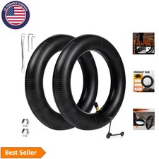 2-Pack 10x2.125 Inner Tubes with 0 Valve Stem for Universal Electric Scooters