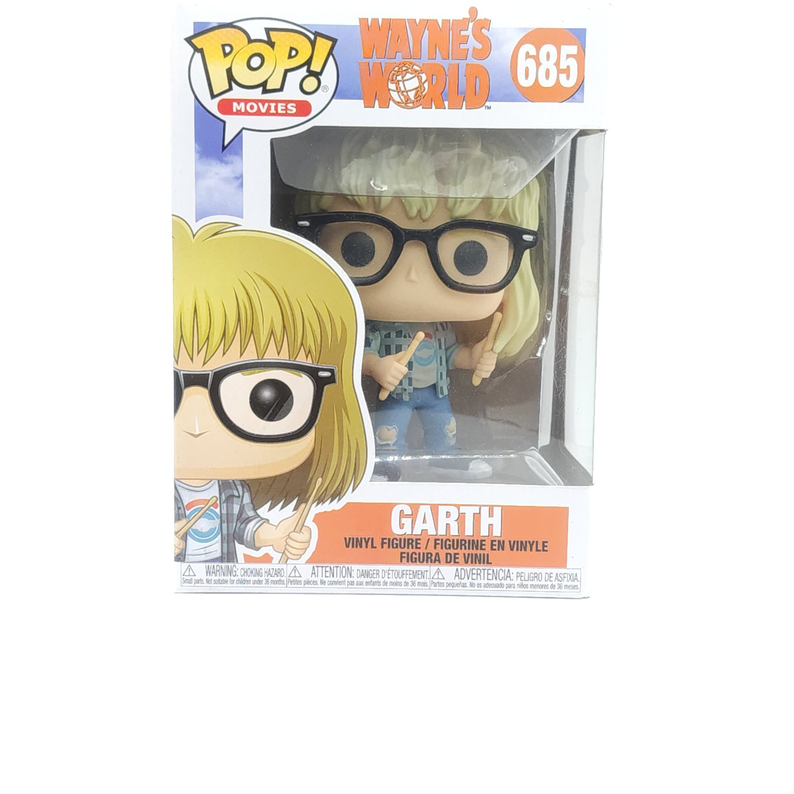Funko Pop! Películas: Wayne'S World - Garth #685 - Abovedada/No Como Nueva