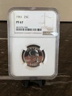 1961 25C Washington Silver Quarter NGC PF 67