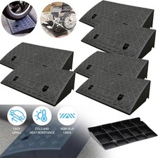 For Warehouse/Wheelchair/Cars Heavy Duty 2.7" Rise Rubber Threshold Curb Ramps