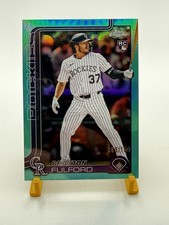 2025 Topps Chrome Update Series - Braxton Fulford #USC199 Teal Refractor /199 RC