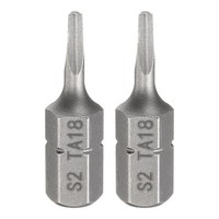 "2 StüCk Magnetische Dreiecks-Schraubendreher-Bits TA18 FüR 1/4\" Sechskant 25Mm"