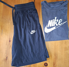 Nike Black Matching Set Tee  Athletic Shorts Boys XL