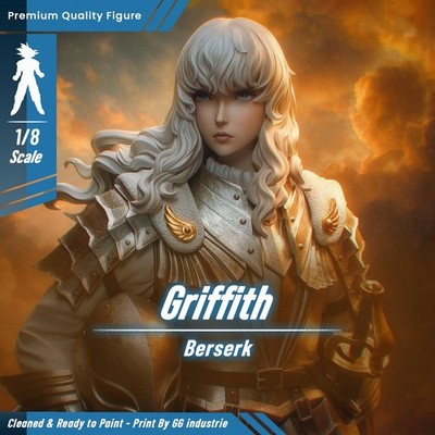 Griffith - Berserk Resin Figure 1/8 Paintable, Garage Kit 14 HD