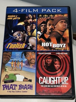 4 Film Pack: Foolish - Hot Boyz - Phat Beach - Caught Up Black Flicks Master P