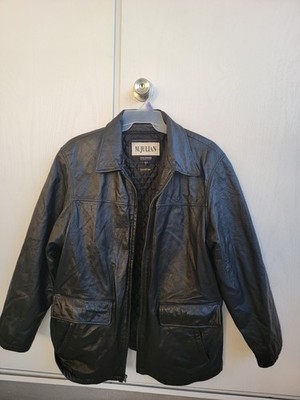 M. Julian Wilson s Leather Jacket Men s XL Black 1986 VTG Y2K Streetwear Retro
