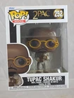 Funko Pop Rocks 2PAC Tupac Shakur with Glasses #252 W/Protector NEW VAULTED
