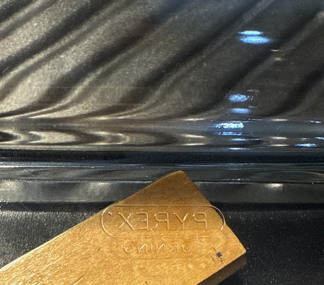 T-Fal Non-Stick 9¾" x 9¾" Square Enamel Health Roaster w/ Pyrex Glass Cover EUC!