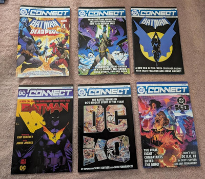 DC Connect Lot: #61, 62, 63, 64, 66, 24: See pictures. #24 & 63 have spine ticks