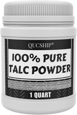 Qucship Ultra-Pure, Fine Talc Powder, Odorless & Sweat-Removing Talcum... 