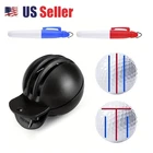 Advanced Effortless Golf Ball Alignment Tool Design with 2 Stamp