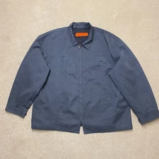 Red Kap Workwear Jacket Men's 2XL Blue Vintage 80's Mechanic