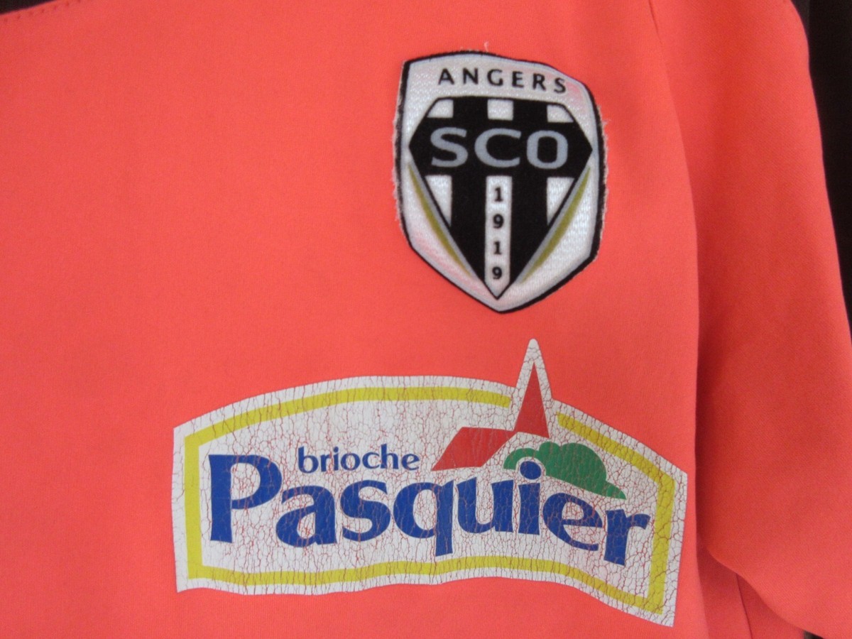 MAILLOT SCO ANGERS porté goal n°40 KAPPA rouge shirt jersey Ligue 2 XL EUR 97,67 - FR