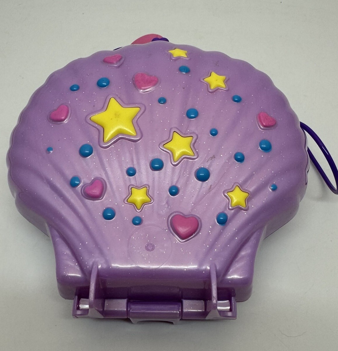 Polly Pocket Tiny Power Seashell Purse Playset Purple Compact 2019 With  Figures