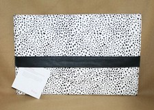 THIRTY ONE Envelope Laptop Sleeve Dainty Speckles Pebble White Black 14x9.25
