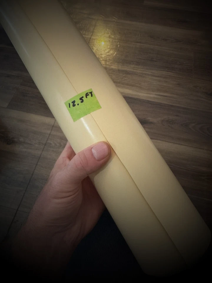 STAHL’S CAD-CUT® Fashion Film™ Heat Transfer Vinyl MATTE CREAM 15" x 4YD 12.5ft - Image 2 of 3