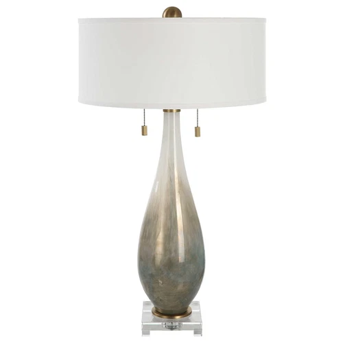 Cardoni Table Buffet Lamp Crystal Base Metallic Smoked Bronze - Uttermost 30231 - Picture 4 of 8