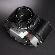 Genuine Leather Half Case For Leica R9 R8 Retro Insert Camera Cover TP Handmade