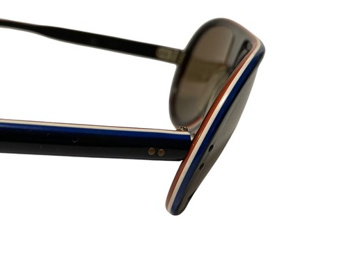 Raras gafas de sol CEBE Francia retro vintage rojas, blancas y azules aviador - Imagen 6 de 14