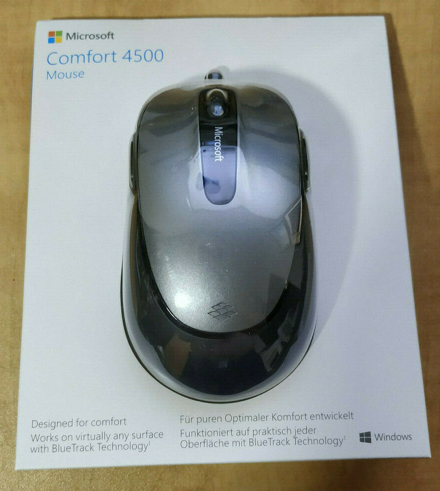 Microsoft Comfort 4500 Mouse Corded Usb Ambidextrous With Scroll Wheel 5 Button Ref 4fd For Sale Online Ebay