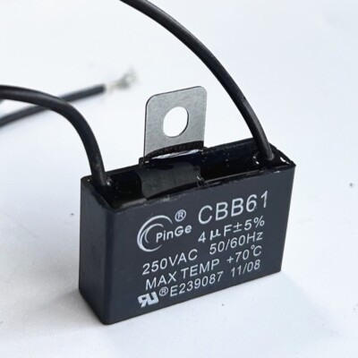 CBB61  4mfd 4uf  4.0uf 250V VAC Ceiling Fan Capacitor US STOCK