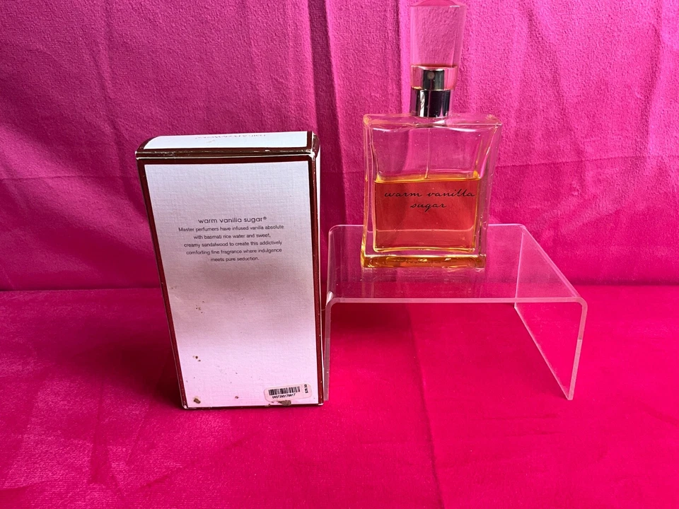 Bath & Body Works Warm Vanilla Sugar Toilette Perfume Eau de Toilette 2,5 Oz Vintage 60% - Imagem 2 de 2