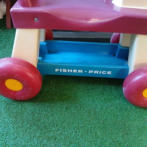 VTG 1976 Fisher Price Riding Horse Toddler Ride On Toy #978 Pull Plastic Pony - Picture 4 of 18