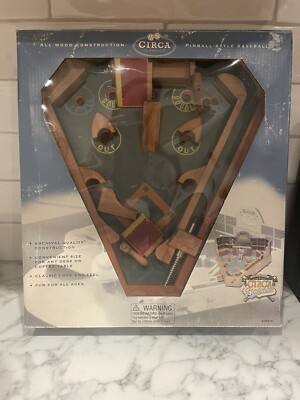 Circa Classic Pinball Style Baseball All Wood Construction In
