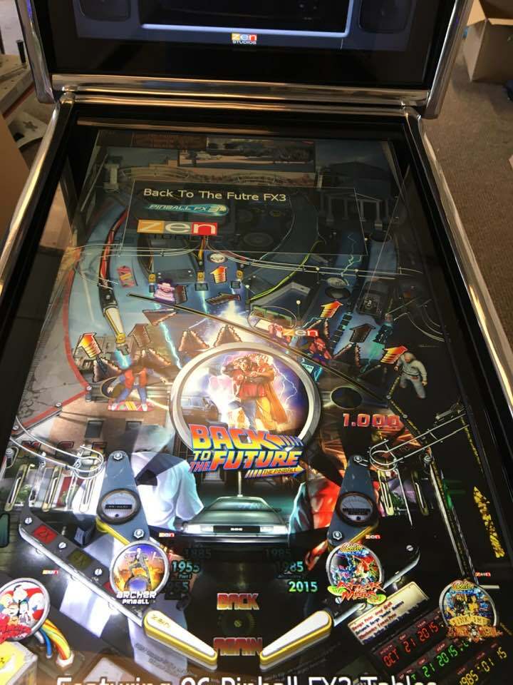Themed 27" Deluxe Virtual Pinball Machine + Legs + Shooter Options
