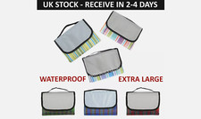 Large Picnic Blanket Beach Mat Camping Rug Family Travel Folding Waterproof UK