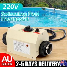 VEVOR Automatic 50A 11KW Swimming Pool Spa Tub Electric Water Heater  Thermostat for sale online | eBay