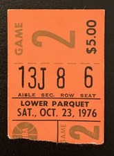 1976 HOF Alex English Game #2 Rookie Season Ticket Stub NBA Celtics Bucks 10/23