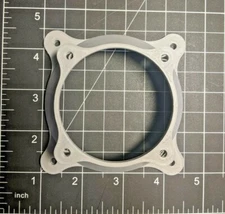 80mm to 60mm Fan Adapter Flow Converter PC Mod Custom Panel Hose Mount Flange