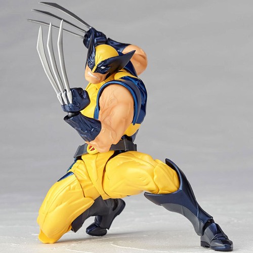 SHF Anime Xman Wolverine 6" Modello Kaiyodo Revoltech Incredibile Modellino Yamaguchi Giocattolo - Foto 5 di 14