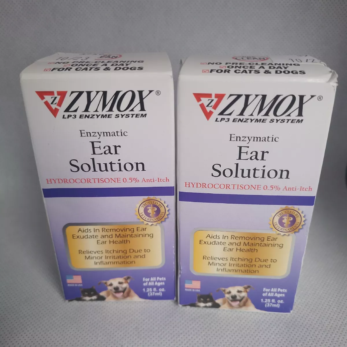 Enzymatic Ear Solution Inflammation Relief 1.25 oz Each For dogs
