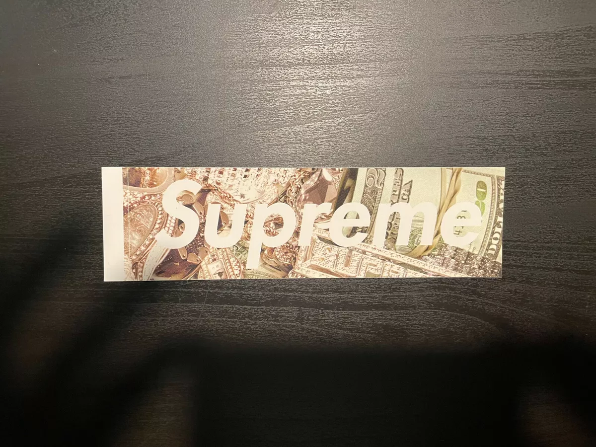 Supreme Money 'Bling' Box Logo Sticker - SS20 - US