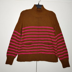 boxy mock neck sweater