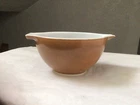 Vintage Pyrex Town and Country Brown Cinderella Bowl 1 1/2 Pint Strong Color 441
