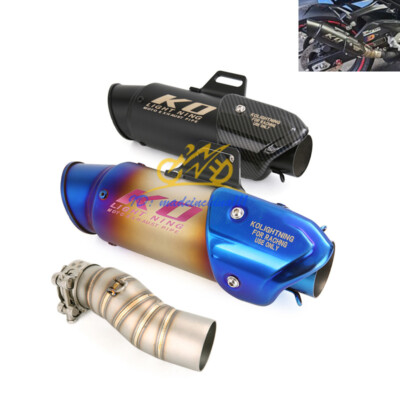 For CF-Moto 450SR 450SS 450NK 2022-2024 Exhaust Mid Pipe Muffler Silencer Escape