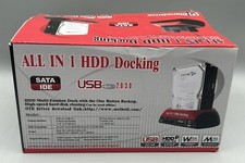 All in 1 HDD Docking, Multi Function Deck , One Button Backup, Hard Disk Cloning