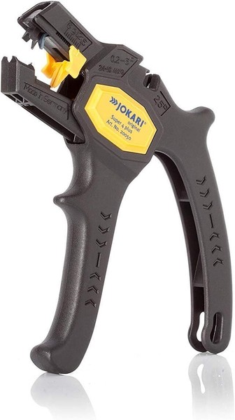 Jokari 20050 Abisolierzange Drahtschneider Seitenschneider Super 4 Plus Schwarz-image