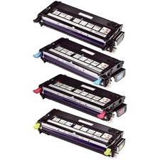 Image of PRINTER LASER TONER CARTRIDGE 4 PACK/SET FOR DELL 3130/3130CN (CHOOSE COLOURS)
