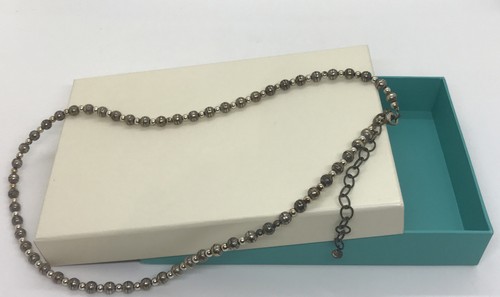 Carolyn Pollack Relios Sterling Silver 925 Desert Pearl 6MM Bead Ball Necklace. - Picture 6 of 10