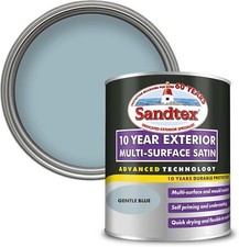 Sandtex 10 Year Multi Surface Satin Paint 750ml All Colours