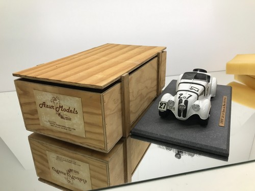 AZUR MODELS BMW 328 24H DU MANS 1939 #27 -WHITE 1:16 extr rare- GOOD IN BOX - Imagen 4 de 10
