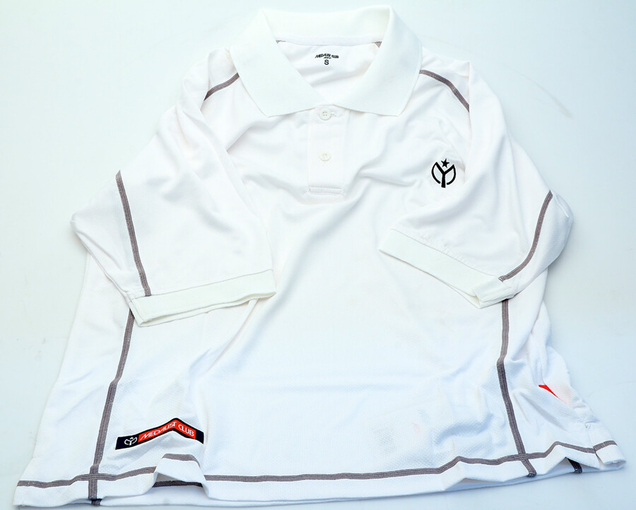 Футболка-поло Medalist Club Cross Shade Белая размер S Keirin NJS Track НОВАЯ 5590₽