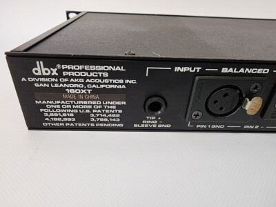 dbx 160XT ダイナミックプロセッサー DBX 160XT On Bass - Demo - YouTube