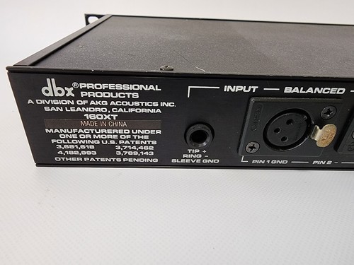 DBX 160XT Sound Compressor Limiter Reverb Signal Processor Recording Equipment - Picture 5 of 7