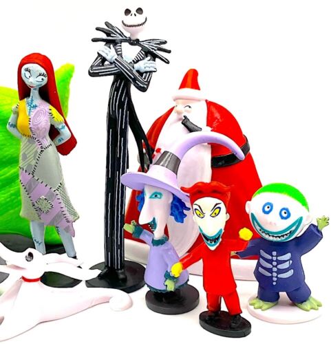 NIGHTMARE BEFORE CHRISTMAS Figur Spielset DISNEY PVC SPIELZEUG Jack OOGIE BOOGIE Zero - Bild 4 von 4