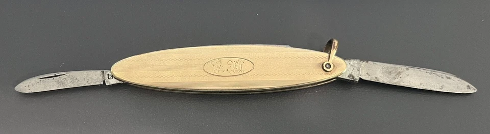 Vintage 12K Yellow Gold Pocket Knife Antique. 1920's - Image 2 of 4